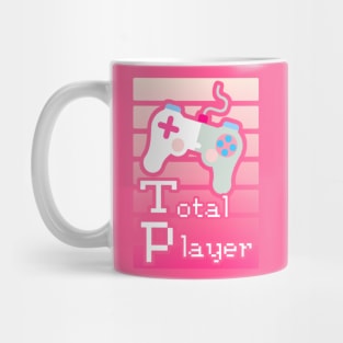 Pink Total Player Gaming Design Mug